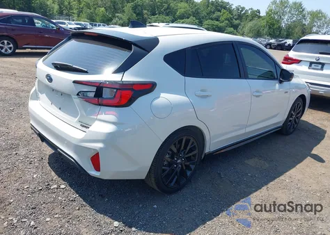 2025 Subaru Impreza Rs 5-Door из США, поврежденный, VIN JF1GUHJC9S8205949